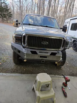 FORD EXCURSION 1999-2004 with CLASSIC FRONT Weld It Yourself Offroad installed