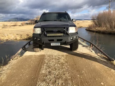 FORD EXPLORER SPORT TRAC 2001-2005 with CLASSIC FRONT Weld It Yourself STANDARD installed