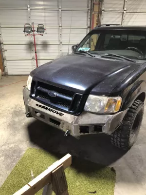 FORD EXPLORER SPORT TRAC 2001-2005 with CLASSIC FRONT Weld It Yourself STANDARD installed