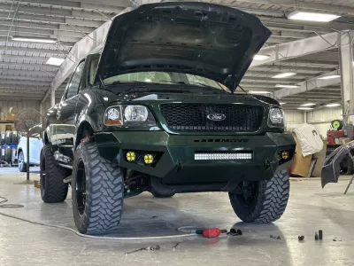 FORD F150 1999-2003 with PRECISION FRONT Weld It Yourself STANDARD installed