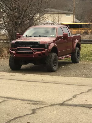 FORD F150 2009-2014 with CLASSIC FRONT Weld It Yourself STANDARD installed