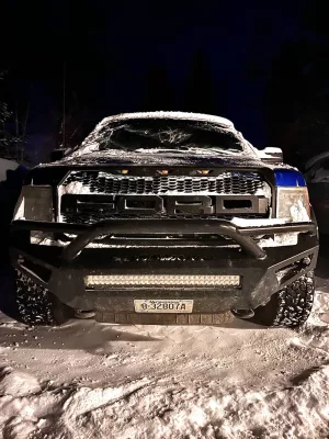 FORD F150 2009-2014 with PRECISION FRONT Weld It Yourself STANDARD installed