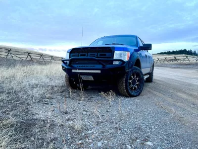 FORD F150 2009-2014 with PRECISION FRONT Weld It Yourself STANDARD installed