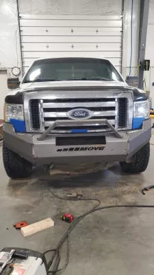 FORD F150 2009-2014 with CLASSIC FRONT Weld It Yourself STANDARD installed