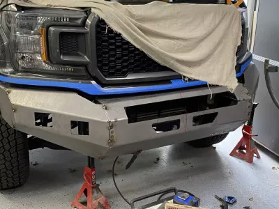 FORD F150 2018-2020 with CLASSIC FRONT Weld It Yourself STANDARD installed