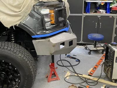 FORD F150 2018-2020 with CLASSIC FRONT Weld It Yourself STANDARD installed