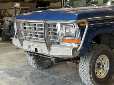 FORD F250-350 1973-1979 with HERITAGE FRONT Weld It Yourself STANDARD installed
