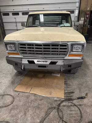 FORD F250-350 1973-1979 with CLASSIC FRONT Weld It Yourself Offroad installed
