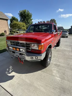 Ford f250-350 1987-1991 with a classic front weld it yourself bumper kit