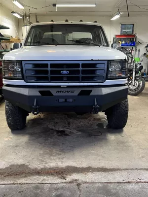 FORD F250-350 1992-1998 with CLASSIC FRONT W.I.Y.KIT OFFROAD installed