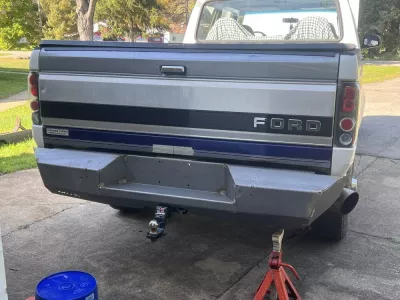FORD F250-350 1992-1998 with CLASSIC REAR Weld It Yourself STANDARD installed