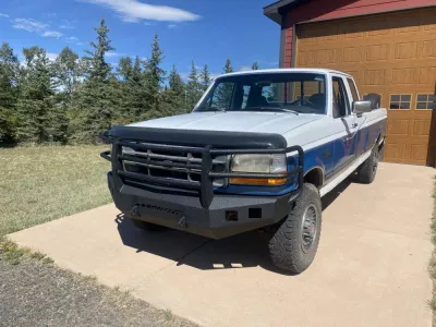 FORD F250-350 1992-1998 with CLASSIC FRONT W.I.Y.KIT STANDARD installed
