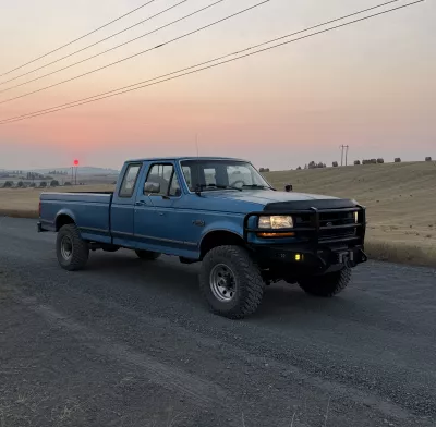 Ford f250-350 1992-1998 with a classic front weld it yourself bumper kit