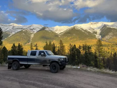 FORD F250-350 1992-1998 with CLASSIC FRONT Weld It Yourself STANDARD installed