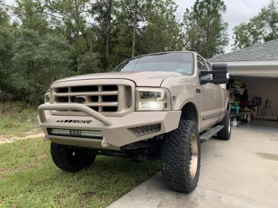 FORD F250-350 1999-2004 with PRECISION FRONT W.I.Y.KIT STANDARD installed