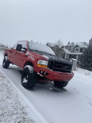 FORD F250-350 1999-2004 with PRECISION FRONT W.I.Y.KIT STANDARD installed