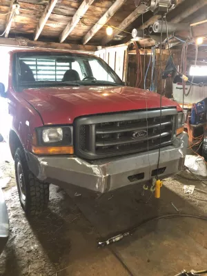 FORD F250-350 1999-2004 with CLASSIC FRONT W.I.Y.KIT STANDARD installed