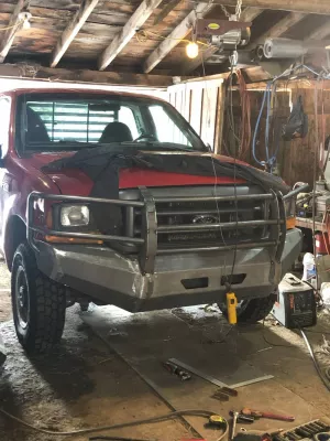 FORD F250-350 1999-2004 with CLASSIC FRONT W.I.Y.KIT STANDARD installed