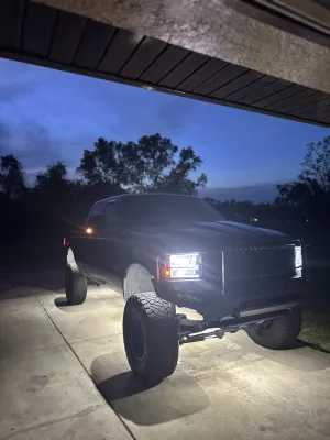 FORD F250-350 1999-2004 with PRECISION FRONT W.I.Y.KIT STANDARD installed