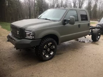 FORD F250-350 1999-2004 with PRECISION FRONT W.I.Y.KIT STANDARD installed