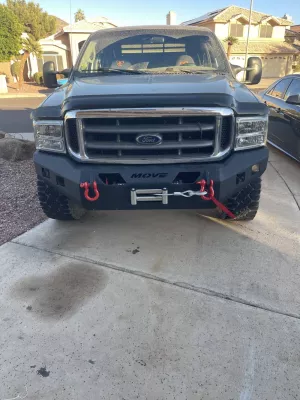 FORD F250-350 1999-2004 with CLASSIC FRONT W.I.Y.KIT OFFROAD installed