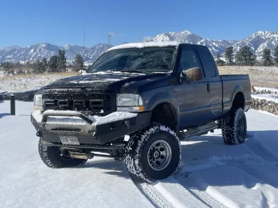 FORD F250-350 1999-2004 with CLASSIC FRONT W.I.Y.KIT STANDARD installed