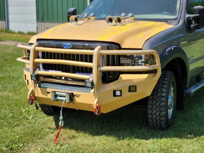 FORD F250-350 2005-2007 with CLASSIC FRONT Weld It Yourself Offroad installed