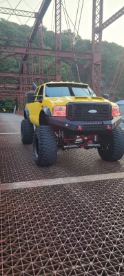 FORD F250-350 2005-2007 with CLASSIC FRONT Weld It Yourself STANDARD installed