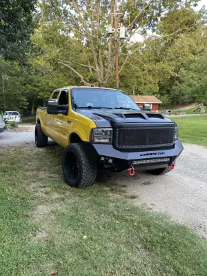 FORD F250-350 2005-2007 with PRECISION FRONT Weld It Yourself STANDARD installed