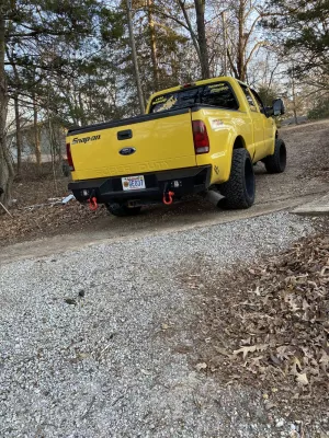 FORD F250-350 2005-2007 with CLASSIC REAR Weld It Yourself STANDARD installed