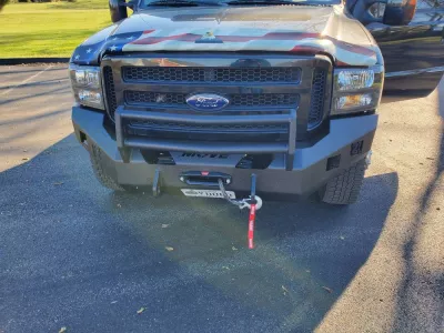 FORD F250-350 2005-2007 with CLASSIC FRONT Weld It Yourself Offroad installed