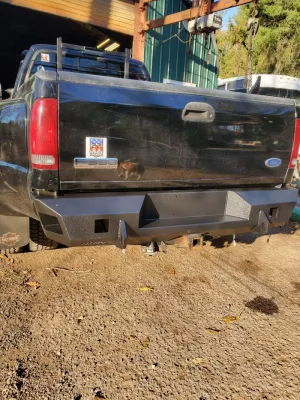 FORD F250-350 2005-2007 with CLASSIC REAR Weld It Yourself STANDARD installed