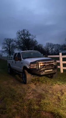 FORD F250-350 2005-2007 with CLASSIC FRONT Weld It Yourself STANDARD installed