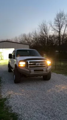 FORD F250-350 2005-2007 with CLASSIC FRONT Weld It Yourself STANDARD installed