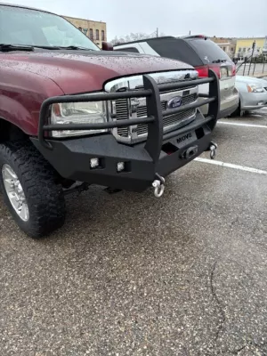 FORD F250-350 2005-2007 with CLASSIC FRONT Weld It Yourself Offroad installed