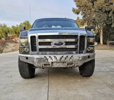FORD F250-350 2008-2010 with FALCON FRONT Weld It Yourself STANDARD installed