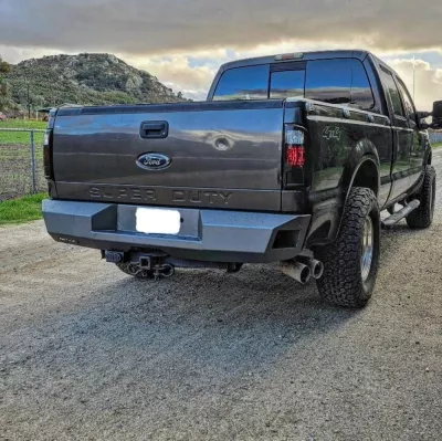 FORD F250-350 2008-2010 with CLASSIC REAR Weld It Yourself STANDARD installed