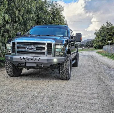 FORD F250-350 2008-2010 with FALCON FRONT Weld It Yourself STANDARD installed