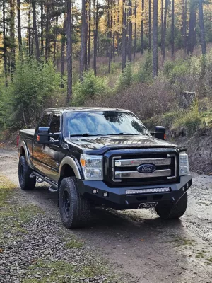 FORD F250-350 2011-2016 with CLASSIC FRONT W.I.Y.KIT STANDARD installed