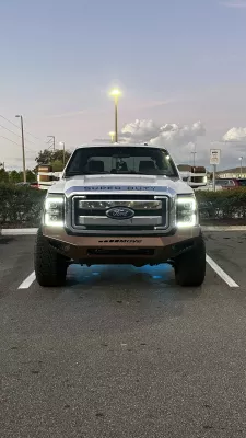 FORD F250-350 2011-2016 with PRECISION FRONT W.I.Y.KIT STANDARD installed