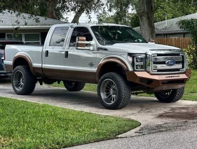 FORD F250-350 2011-2016 with PRECISION FRONT W.I.Y.KIT STANDARD installed