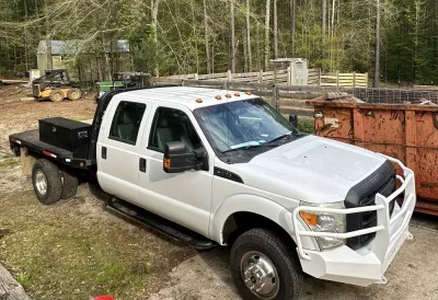 FORD F250-350 2011-2016 with CLASSIC FRONT Weld It Yourself STANDARD installed