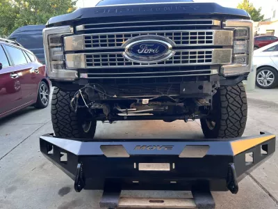 FORD F250-350 2017-2019 with CLASSIC FRONT W.I.Y.KIT OFFROAD installed