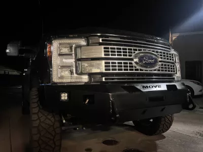 FORD F250-350 2017-2019 with CLASSIC FRONT W.I.Y.KIT OFFROAD installed