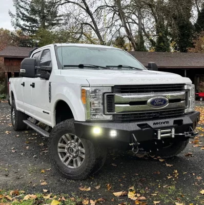 FORD F250-350 2017-2019 with CLASSIC FRONT W.I.Y.KIT OFFROAD installed