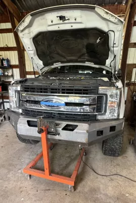 FORD F250-350 2017-2019 with CLASSIC FRONT W.I.Y.KIT OFFROAD installed