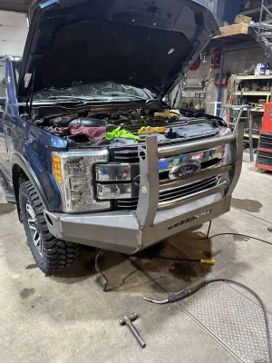 FORD F250-350 2017-2019 with CLASSIC FRONT W.I.Y.KIT STANDARD installed