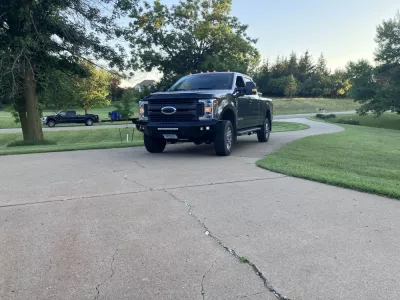 FORD F250-350 2017-2019 with PRECISION FRONT W.I.Y.KIT STANDARD installed