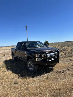 FORD F250-350 2017-2019 with CLASSIC FRONT Weld It Yourself STANDARD installed