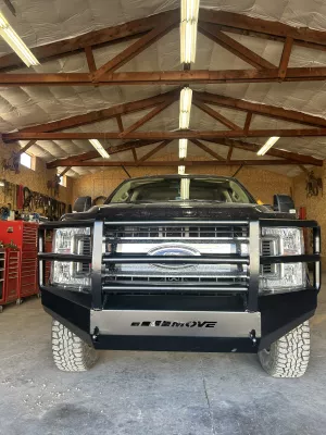 FORD F250-350 2017-2019 with CLASSIC FRONT Weld It Yourself STANDARD installed